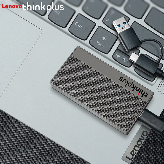 SSD диск Lenovo ThinkPlus Lightning Shark 512GB Type-C External Grey - Фото 10 SSD диск Lenovo ThinkPlus Lightning Shark 512GB Type-C External Grey - изображение 10