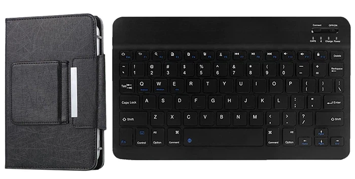 Чехол для планшета универсальный с Bluetooth клавиатурой беспроводной 9.7-11" Black (19002) - изображение 6