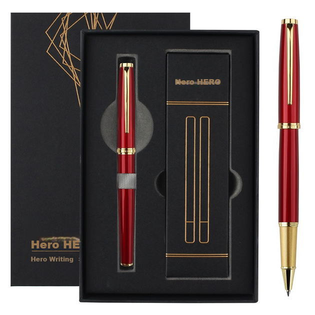 Шариковая ручка HERO, серия Honor, деловой подарок, ручка для ежедневного письма, офисная ручка для подписи, красная. - Фото 11 Шариковая ручка HERO, серия Honor, деловой подарок, ручка для ежедневного письма, офисная ручка для подписи, красная. - изображение 11