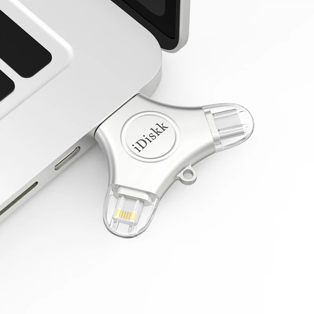 USB-накопитель IDiskk 512 ГБ, сертифицированный MFi, с разъемом Type-C для прямого подключения к компьютеру, большой объем памяти, подходит для Huawei, Android, Apple iPhone 15 и iPhone 16, флеш-накопитель для резервного копирования фотографий. - изображение 7
