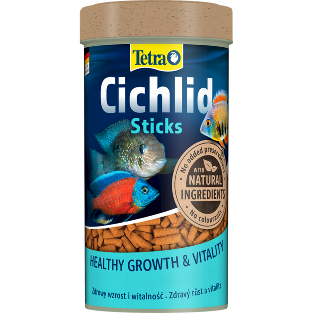 Корм Tetra Cichlid Sticks для рыбок целид палочки 250 мл/75 г - Фото 5 Корм Tetra Cichlid Sticks для рыбок целид палочки 250 мл/75 г - изображение 5