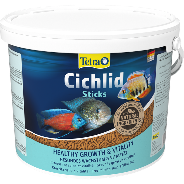 Корм Tetra Cichlid Sticks для рыбок цилид палочки 10 л/ 2.9 кг - Фото 1 Корм Tetra Cichlid Sticks для рыбок цилид палочки 10 л/ 2.9 кг - изображение 1