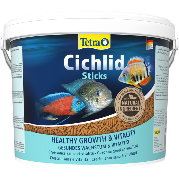 Корм Tetra Cichlid Sticks для рыбок цилид палочки 10 л/ 2.9 кг - Фото 4 Корм Tetra Cichlid Sticks для рыбок цилид палочки 10 л/ 2.9 кг - изображение 4