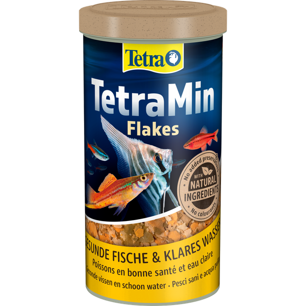 Корм Tetra Min Flakes для аквариумных рыбок хлопья 200 г/ 1 л - изображение 4