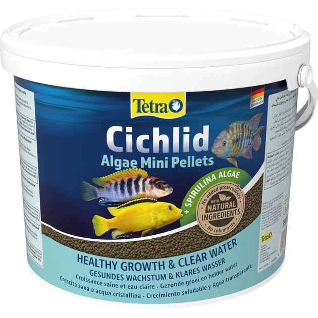 Корм Tetra Cichlid Algae Mini для аквариумных циллид гранулы 10 л/3,9 кг - изображение 5