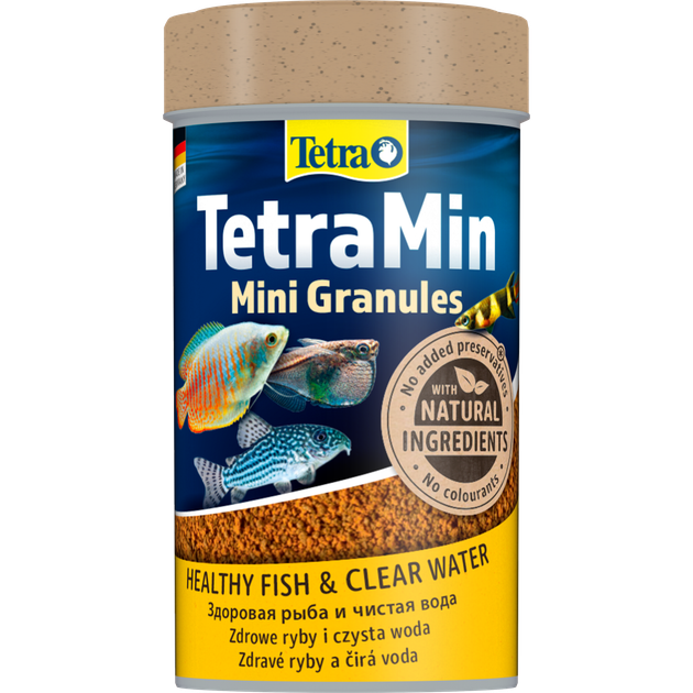 Корм сухой Tetra Min Mini Granules для аквариумных рыбок в гранулах 45 г - изображение 2