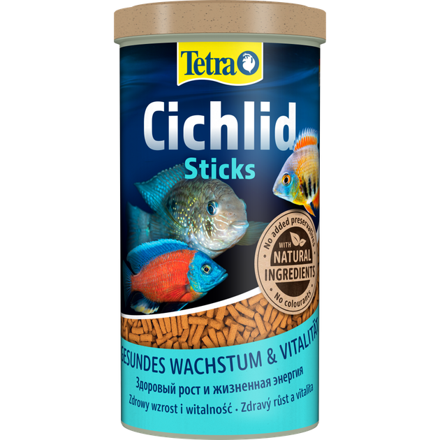 Корм Tetra Cichlid Sticks для рыбок целид палочки 1 л/ 320 г - Фото 2 Корм Tetra Cichlid Sticks для рыбок целид палочки 1 л/ 320 г - изображение 2