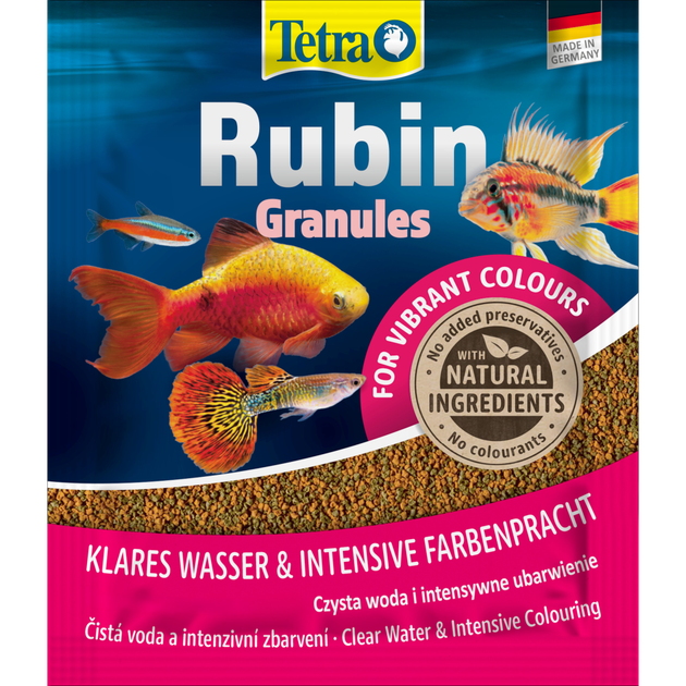 Корм сухий Tetra Rubin Granules для акваріумних рибок для яскравості забарвлення в гранулах 15 г - зображення 2