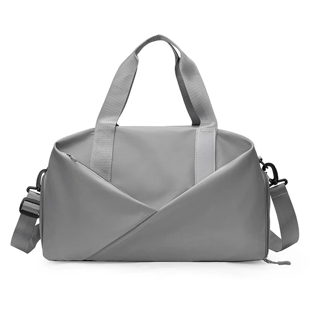 Спортивная сумка Lesko 604 Grey для активного отдыха и занятий спортом с отделом для обуви и отделом для мокрых вещей - Фото 2 Спортивная сумка Lesko 604 Grey для активного отдыха и занятий спортом с отделом для обуви и отделом для мокрых вещей - изображение 2