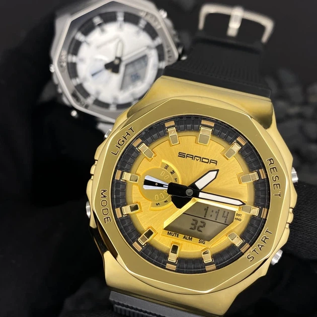 Наручний годинник Sanda 3167 Gold - изображение 3