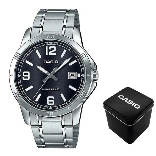 Наручний годинник Casio MTP-V004D-1B2 - Фото 1 Наручний годинник Casio MTP-V004D-1B2 - изображение 1