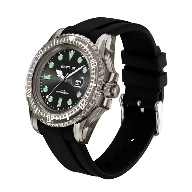 Наручний годинник Sanda 9007 All Black - Фото 2 Наручний годинник Sanda 9007 All Black - изображение 2