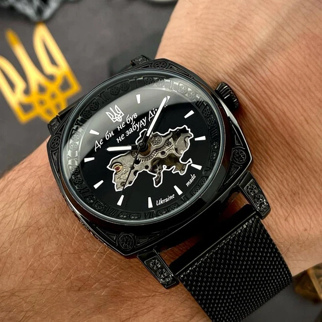Наручний годинник Awarder 021 Де би не був All Black Mesh - зображення 4