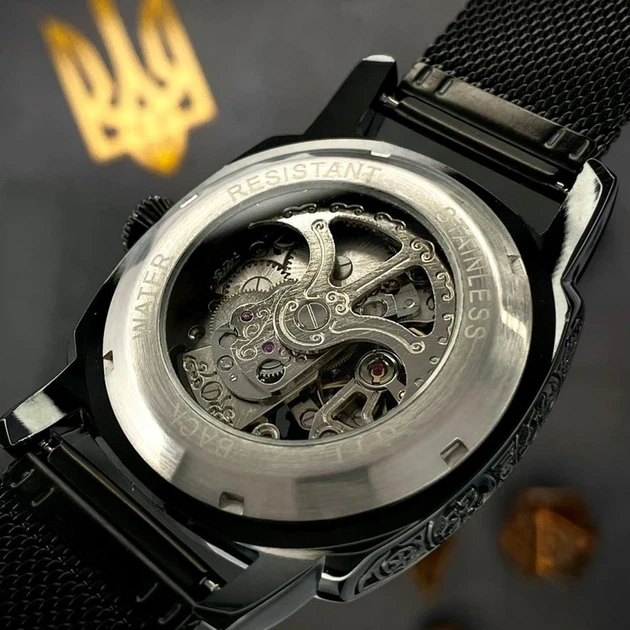 Наручний годинник Awarder 021 Де би не був All Black Mesh - зображення 9