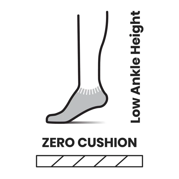 Носки мужские Smartwool Run Zero Cushion Low Ankle Socks, Black, XL - Фото 2 Носки мужские Smartwool Run Zero Cushion Low Ankle Socks, Black, XL - изображение 2