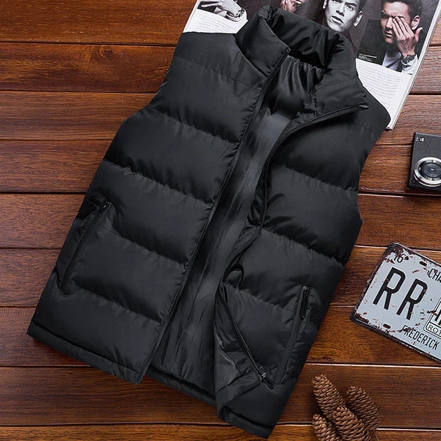 Мужской теплый жилет Розмір(S) – Чорний VS-e1ox-4894 - Фото 1 Мужской теплый жилет Розмір(S) – Чорний VS-e1ox-4894 - изображение 1