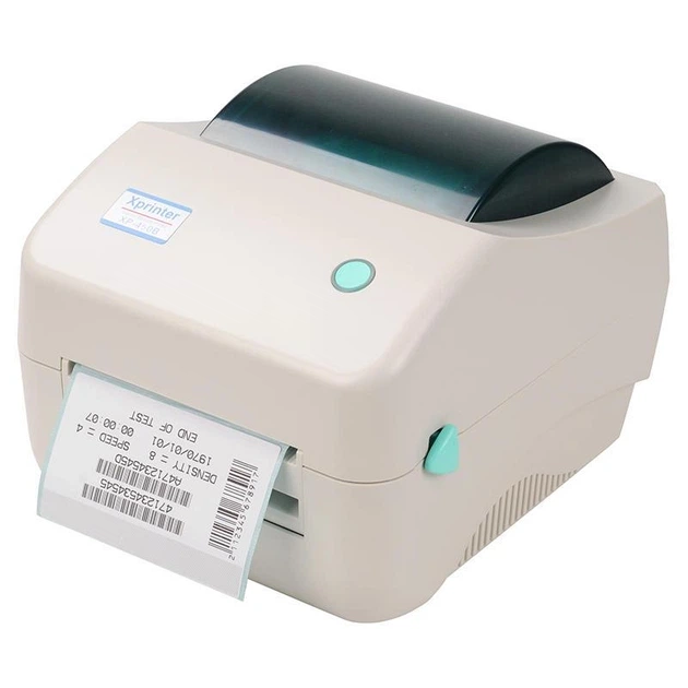 Принтер этикеток Xprinter XP-450B USB 108 мм, термопринтер для печати этикеток, наклеек и штрих-кодов, 203 dpi, до 152 мм/с - изображение 7