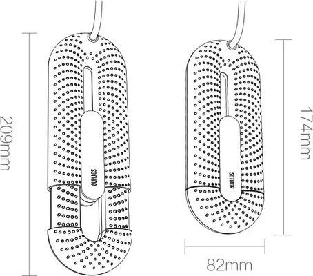 Сушарка для взуття Sothing Stretchable Shoe Dryer DSHJ-S-2111 Purple [77282] - зображення 4