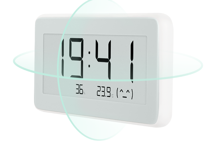 Термогигрометр Xiaomi Temperature and Humidity Monitor Clock (BHR5435GL) [73499] - изображение 3