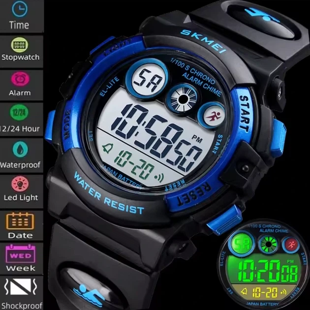 Дитячі годинники Skmei Kids DarkBlue - изображение 5