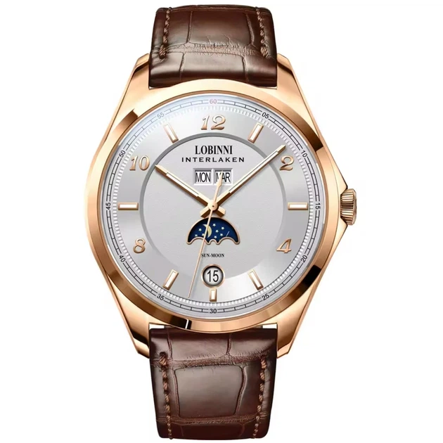 Чоловічий механічний годинник Lobinni Premium - изображение 2