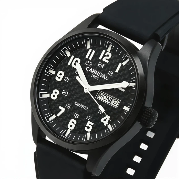 Чоловічий годинник Carnival Black Jack R-Series, 2 ремінці - Фото 1 Чоловічий годинник Carnival Black Jack R-Series, 2 ремінці - изображение 1