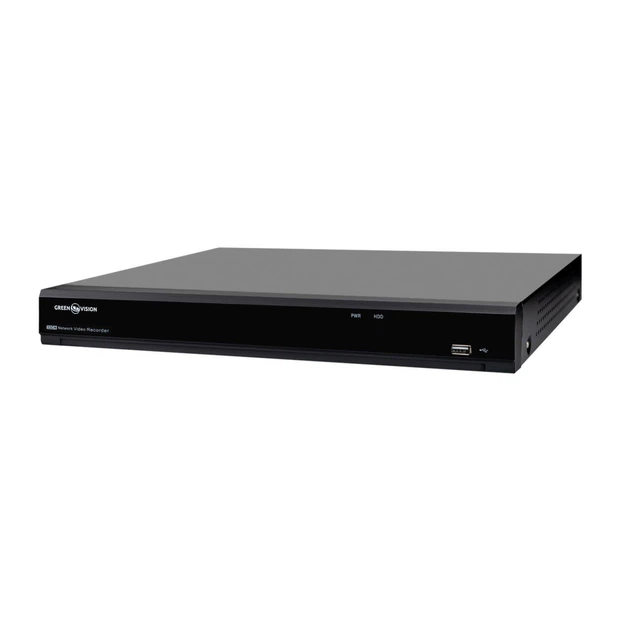 Видеорегистратор IP GreenVision 32-канальный 12MP NVR GreenVision GV-N-I019/32 12MP (LP-29793) - изображение 2