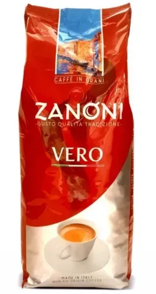 Кава в зернах Zanoni Vero 1 кг - Фото 1 Кава в зернах Zanoni Vero 1 кг - зображення 1