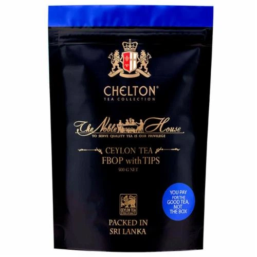 Чай чорний Chelton розсипний, Noble House FBOP - 500 g - Фото 1 Чай чорний Chelton розсипний, Noble House FBOP - 500 g - зображення 1