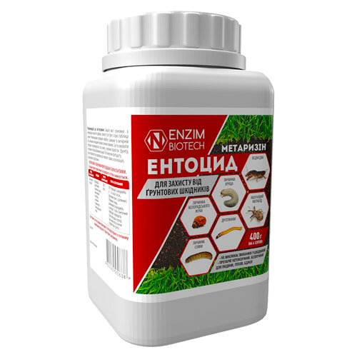 Біологічний інсектицид ґрунтовий Ентоцид ENZIM Agro, 400 г - Фото 1 Біологічний інсектицид ґрунтовий Ентоцид ENZIM Agro, 400 г - зображення 1