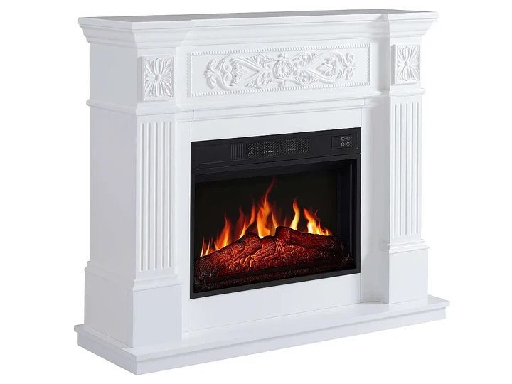 Каминокомплект ArtiFlame Toscana AF23S белый с эффектом живого огня со звуком и обогревом - изображение 2
