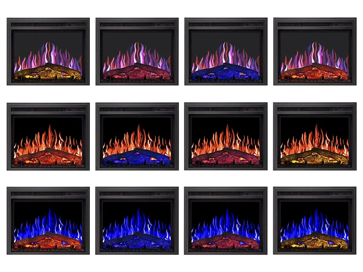 Каминокомплект ArtiFlame Albion AF24 белый эффект живого пламени со звуком потрескивания дров с обогревом - изображение 6