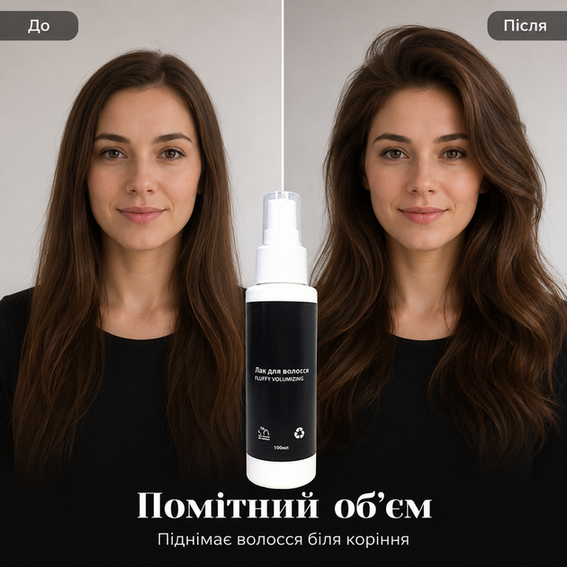 Спрей для волос для объема и текстуры Fluffy Volumizing Hair Spray Текстурирующий спрей для объема волос, 100 мл - изображение 11