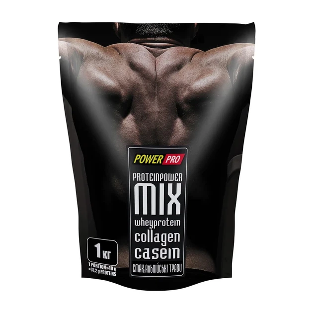 Протеин Power Pro Protein Power MIX для набора мышечной массы альпийские травы 1 кг - Фото 1 Протеин Power Pro Protein Power MIX для набора мышечной массы альпийские травы 1 кг - изображение 1