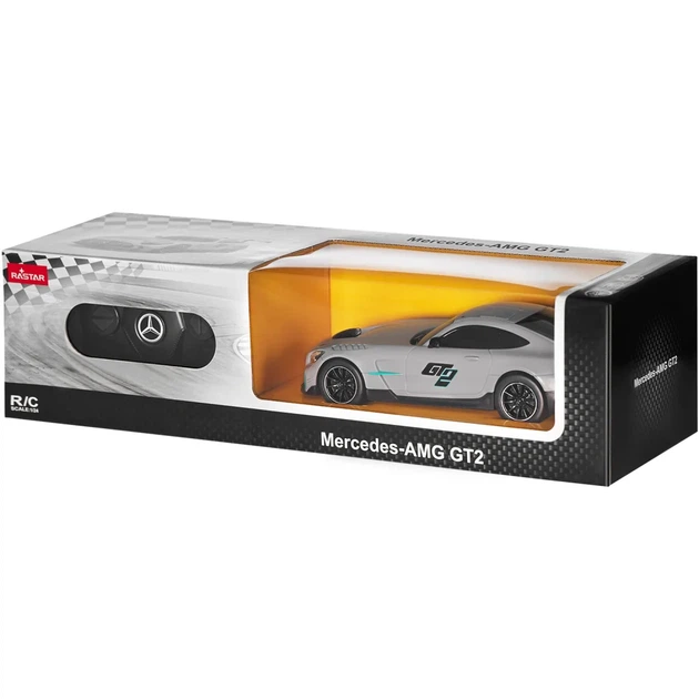 Машинка Rastar Mercedes-AMG GT2 1:24 Белый - Фото 2 Машинка Rastar Mercedes-AMG GT2 1:24 Белый - изображение 2