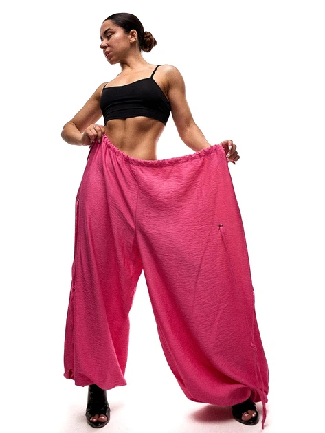 Штани оверсайз для танців жіночі Peach Power KICK One Size рожеві - зображення 3