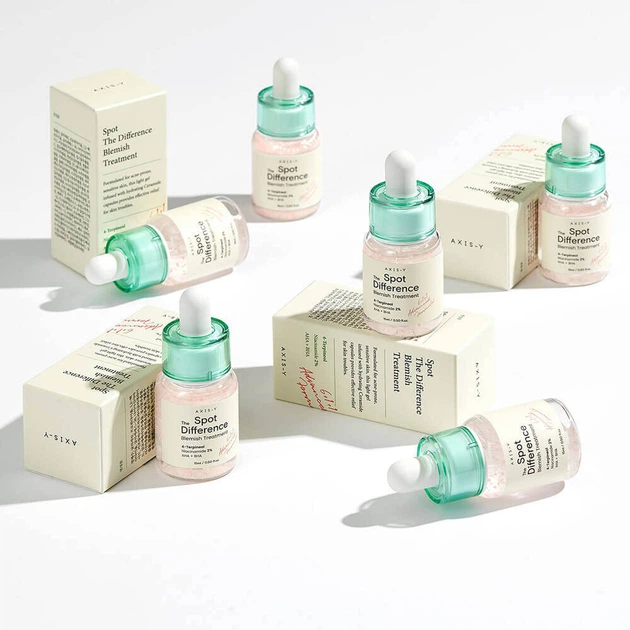Локальная сыворотка от акне с ниацинамидом AXIS-Y Spot the Difference Blemish Treatment 15 мл - изображение 5