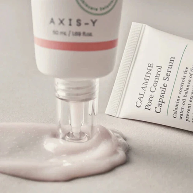Сыворотка с каламином для сужения пор AXIS-Y Calamine Pore Control Capsule Serum 50 мл - Фото 5 Сыворотка с каламином для сужения пор AXIS-Y Calamine Pore Control Capsule Serum 50 мл - изображение 5