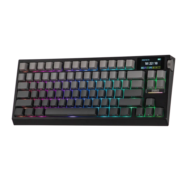Механічна бездротова клавіатура Epomaker G84 Pro Black - Фото 3 Механічна бездротова клавіатура Epomaker G84 Pro Black - изображение 3