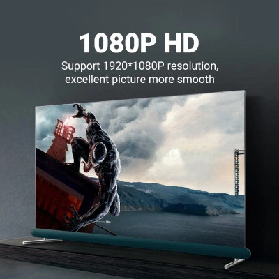 Кабель мультимедийный VGA M to VGA M 10.0m black VENTION - Фото 2 Кабель мультимедийный VGA M to VGA M 10.0m black VENTION - изображение 2
