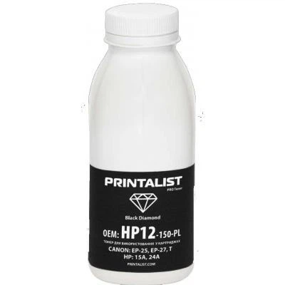 Тонер HP LJ 1200/1220 , 150г Black Printalist - Фото 1 Тонер HP LJ 1200/1220 , 150г Black Printalist - изображение 1