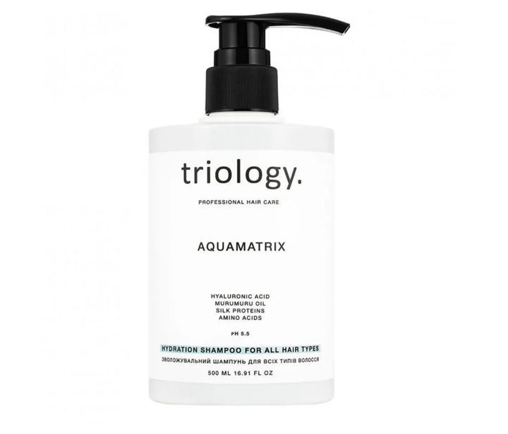 Зволожувальний шампунь для всіх типів волосся Triology Aquamatrix 500 мл