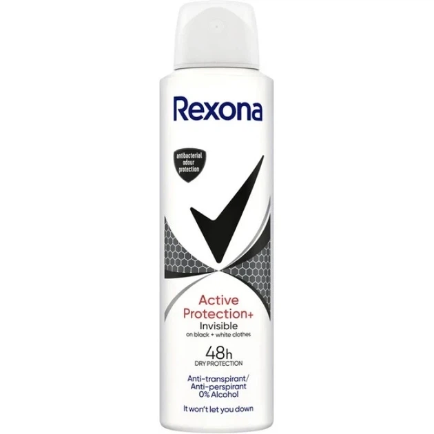 Антиперспірант аерозоль Rexona Антибактеріальний Ефект, 150 мл - Фото 1 Антиперспірант аерозоль Rexona Антибактеріальний Ефект, 150 мл - изображение 1