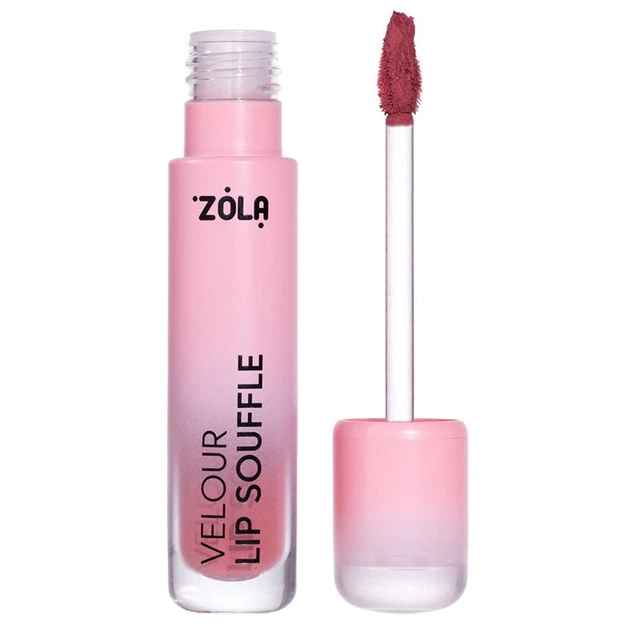 Оксамитова матова помада ZOLA VELOUR LIP SOUFFLE 02 ROSEWOOD - Фото 1 Оксамитова матова помада ZOLA VELOUR LIP SOUFFLE 02 ROSEWOOD - зображення 1