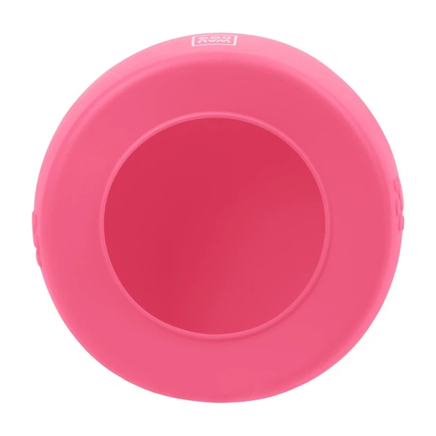 Складная миска-непроливайка для собак WAUDOG Silicone 1 л 18,5 см розовая - изображение 2