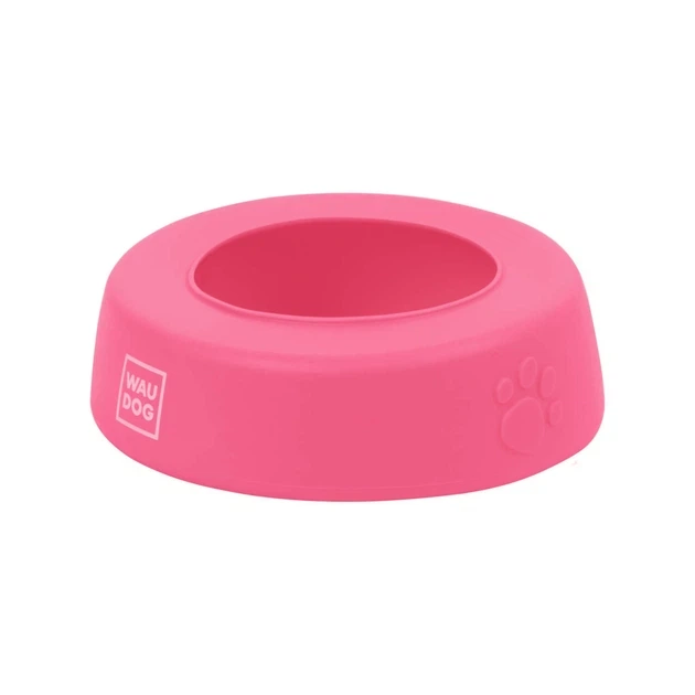 Складана миска-непроливайка для собак WAUDOG Silicone 750 мл 15,5 см рожева - Фото 3 Складана миска-непроливайка для собак WAUDOG Silicone 750 мл 15,5 см рожева - зображення 3