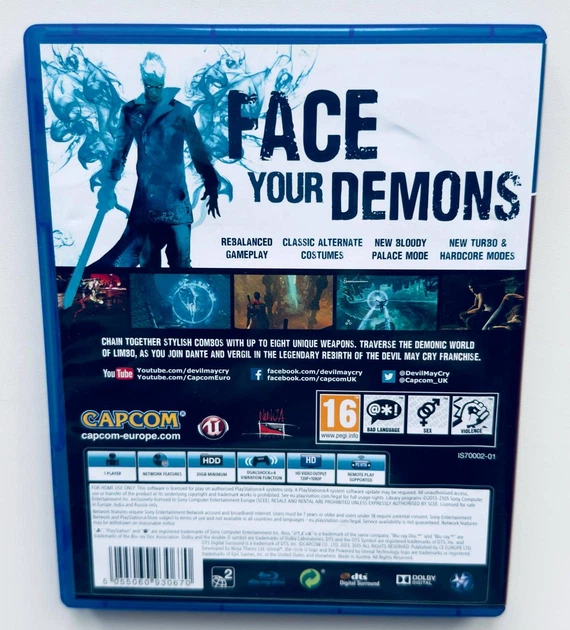 Диск для PlayStation 4 - DMC Devil May Cry Definitive Edition, російські субтитри, Б/В - зображення 2