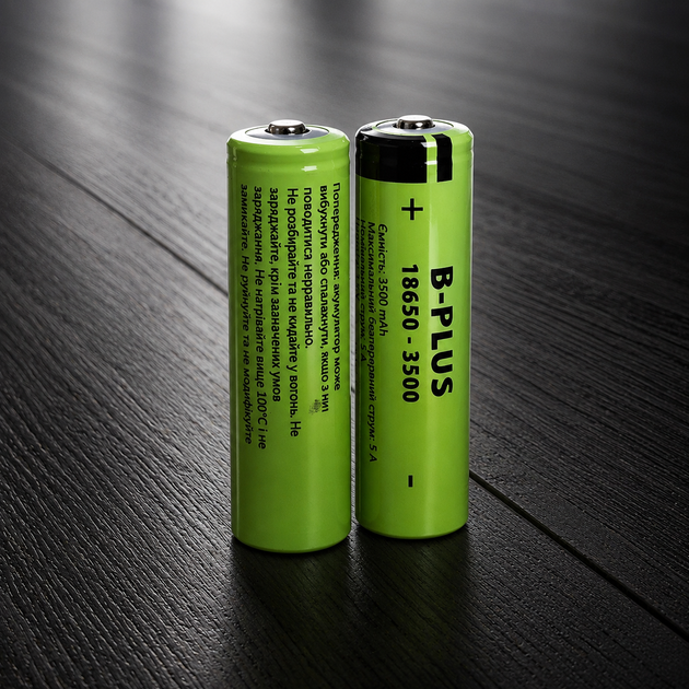 Аккумуляторы 2шт B-PUS 18650 3500 mAh Li-ion 3.7V, 2 шт. в комплекте, бокс для хранения - Фото 2 Аккумуляторы 2шт B-PUS 18650 3500 mAh Li-ion 3.7V, 2 шт. в комплекте, бокс для хранения - изображение 2