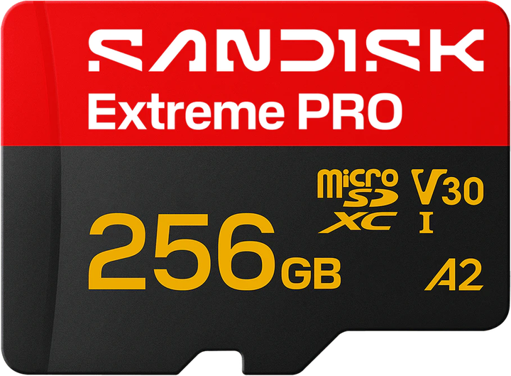 Karta pamięci Sandisk Extreme Pro microSD UHS-I 256GB (SDSQXCJ-256G-GS6MA) - Zdjęcie 1 Karta pamięci Sandisk Extreme Pro microSD UHS-I 256GB (SDSQXCJ-256G-GS6MA) - obraz 1