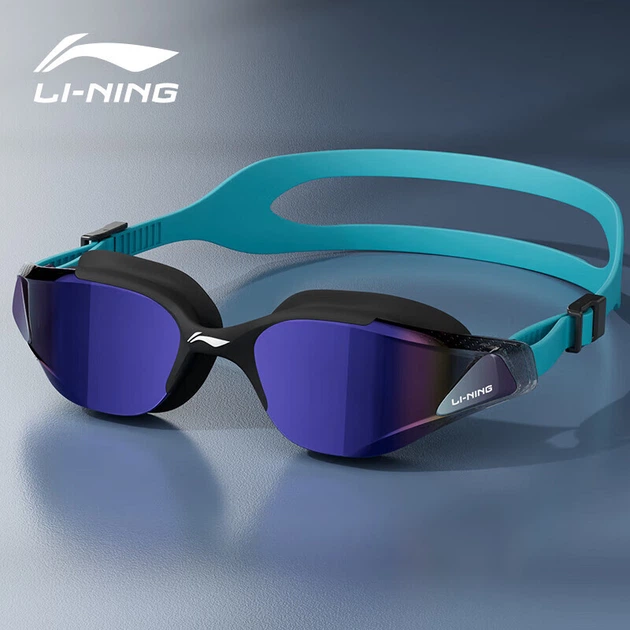 Очки для плавания зеркальные Li Ning 2793, сине-черные - Фото 2 Очки для плавания зеркальные Li Ning 2793, сине-черные - изображение 2